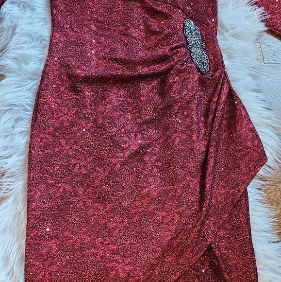 Red Evening Dress - Picture 2 of 9